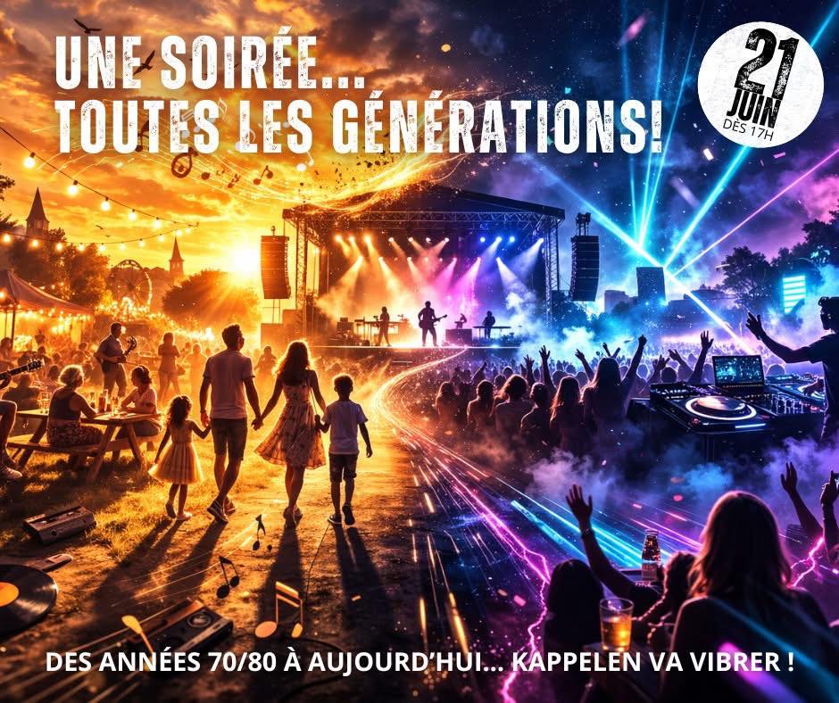 Affiche Fête de la Musique Kappelen
